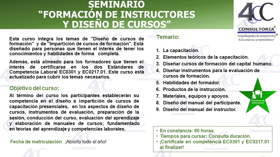 seminario formacion